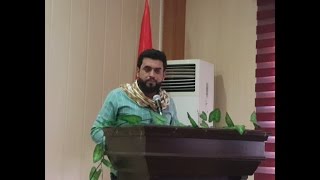 الشاعر احمد الحرجاني مهرجان كلية الزراعة الثاني