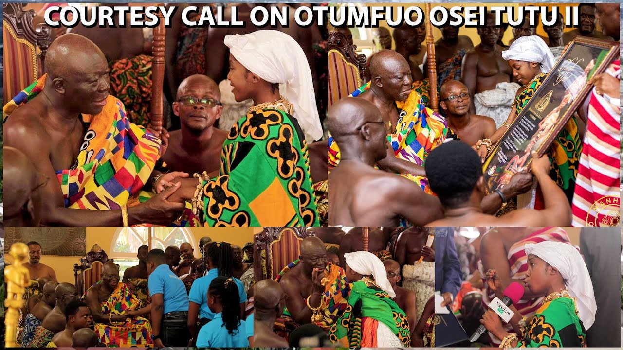 Finally Emily Surprised Otumfuo Osei Tutu II At Manhyia Palace And This Happened...