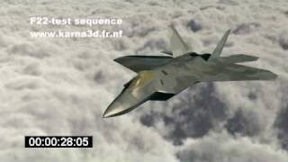 F22 raptor - 3D CGI test sequence