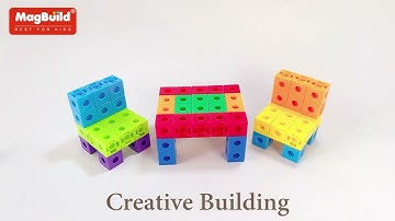 2CM Math Linking Cubes, 100pcs magic  snap cube blocks