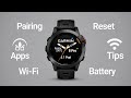Garmin Fenix 8 Pro – All Tutorials: Pairing, Reset, Wi-Fi, Apps, Battery, & Tips