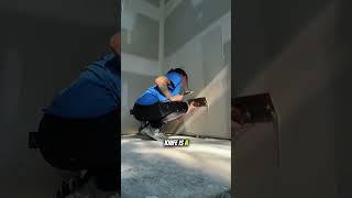 Perfect Drywall Finishing with Taping Knife | Smooth Wall Technique for Beginners