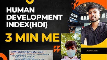 Human development index| HDI | community medicine| PSM| indicators |definition| @Drsudarshan263