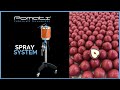 Automatic chocolate sprayer