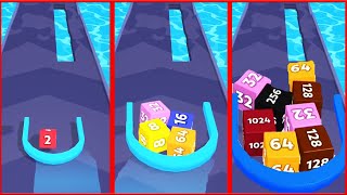Grab & Merge 2048 3D merge game - Gameplay Walkthrough - Levels 1-20 screenshot 5