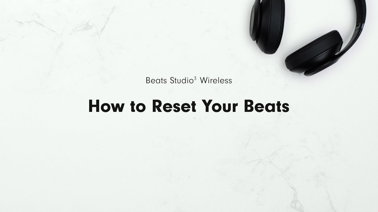 How to Reset Your Beats | Beats Studio3 