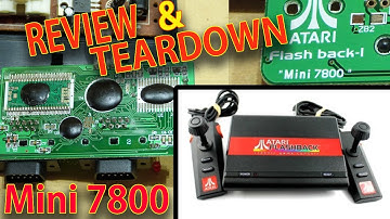 ATARI Flashback 1 "Mini 7800" teardown & review