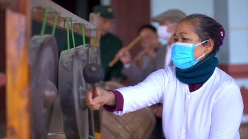 Rộn ràng tiếng cồng chiêng của bà con dân tộc Thổ mừng năm mới