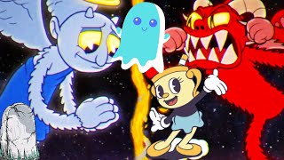 Cuphead YENİ ADA | ŞEYTAN & MELEK | GİZLİ MEZARLIK BOSS