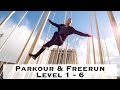 Parkour & Freerunning lernen - Level 1 bis 6 ( deutsch )