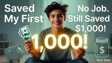 How I Saved My First $1,000 as a Teen (Without a 9 5) | Smart Money Tips for Teens!