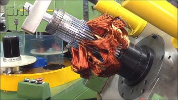 SMT Stator Coil Winding and Inserting Processes by SMT Machines