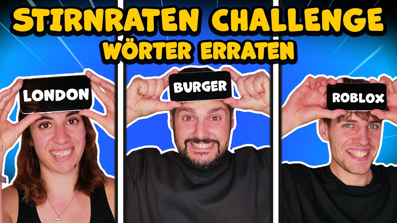 STIRNRATEN CHALLENGE MIT KAAN, LENA, TOM!
