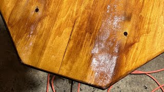 How to fix bubbles in your table top epoxy