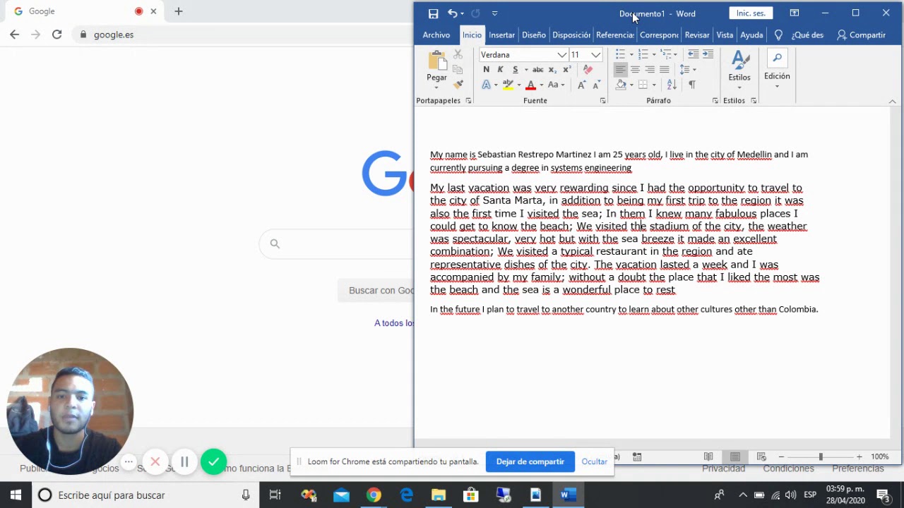 Tarea 4 Speaking Task Stage 5 - YouTube