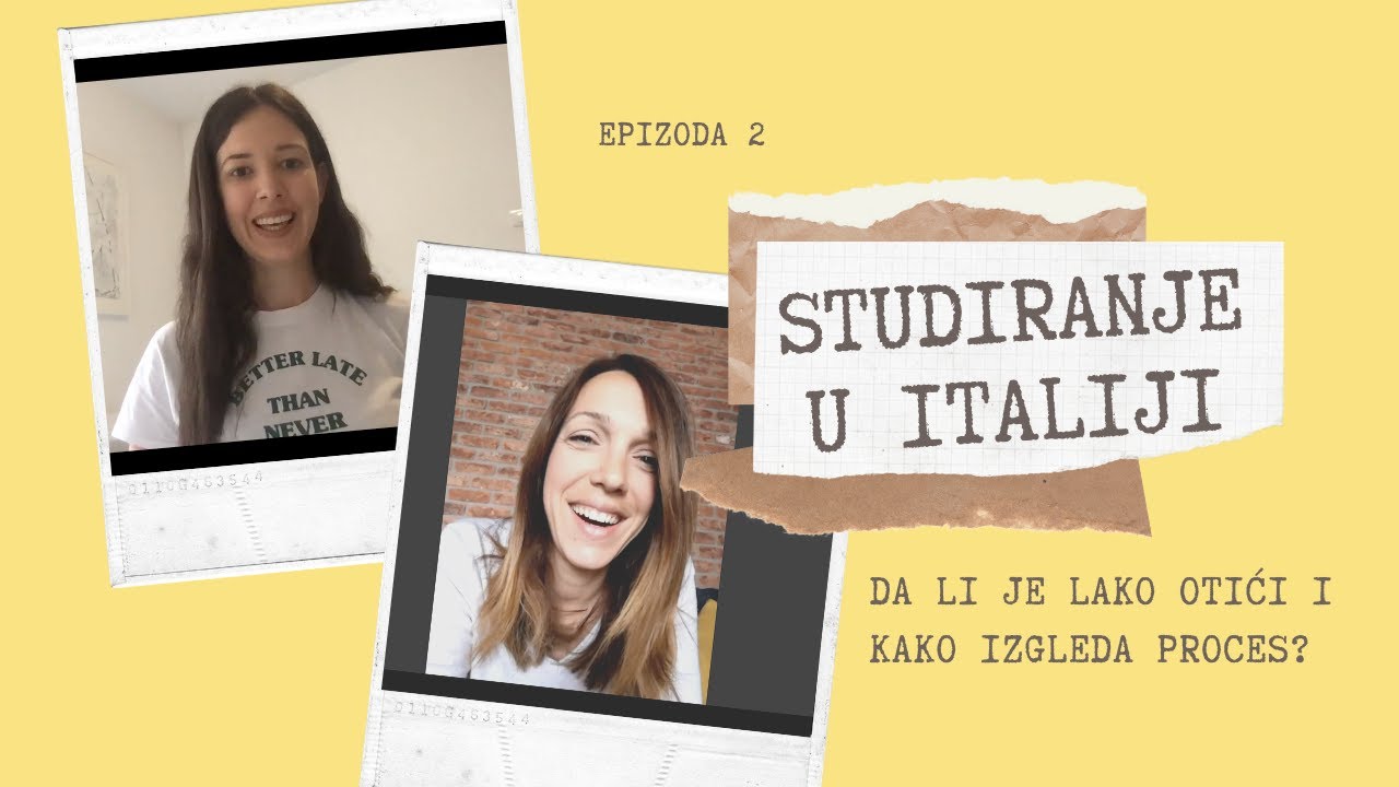 STUDIRANJE U ITALIJI: Da li je lako otići i kako izgleda proces? Branka Novčić Korać