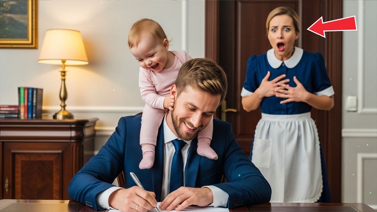 PRACOWNICA ZABRAŁA SWOJĄ UKRYWANĄ CÓRKĘ DO PRACY… I ZESZTYWNIAŁA, GDY WESZŁA DO POKOJU SZEFA…