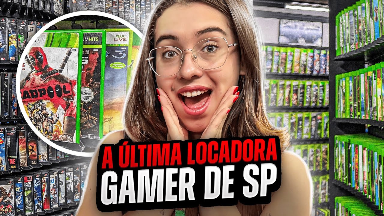 Visitei a última LOCADORA GAMER em SÃO PAULO!