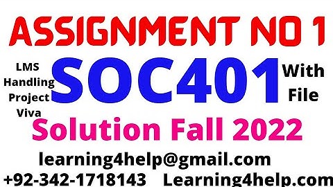 soc401 assignment solution 1 fall 2022 soc401 assignment 1 2022 soc401 assignment 1 solution 2022