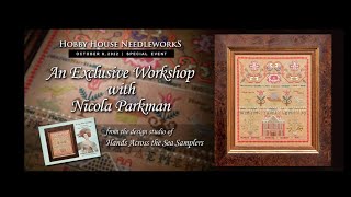 Flosstube #238 A Lass That Has Gone - a workshop at Hobby House Needleworks
