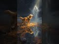 Paranormal encounters with a good boy #dog #goldenretriever #enigma  #horror #aiclips #clipclop