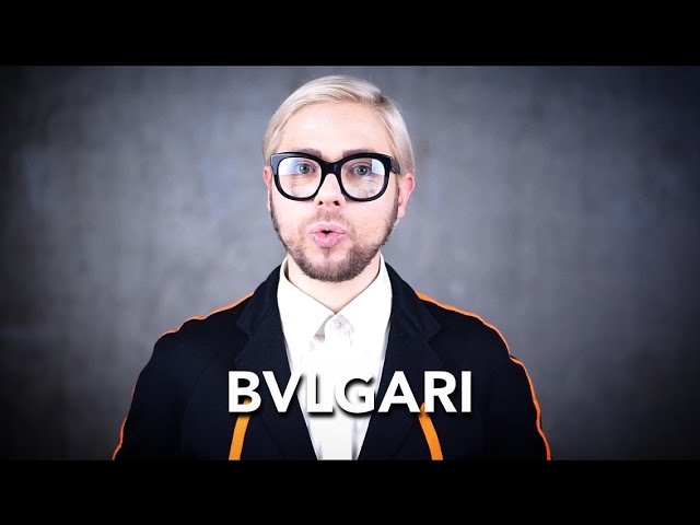 How to pronounce BVLGARI - YouTube
