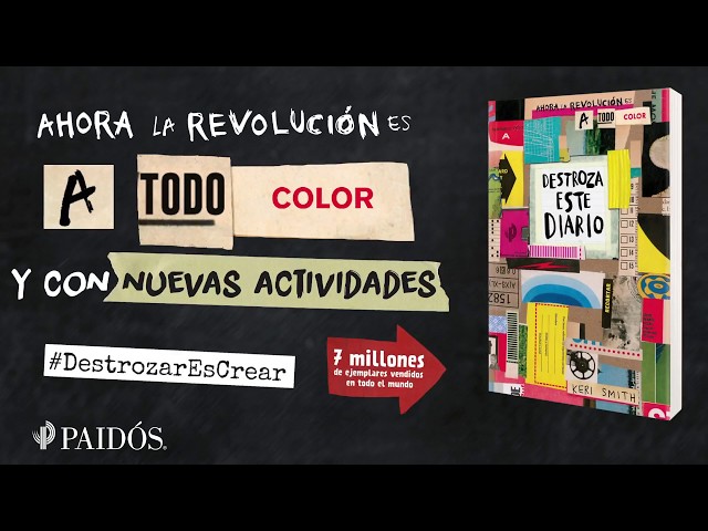 Destroza este diario a todo color, de Keri Smith 