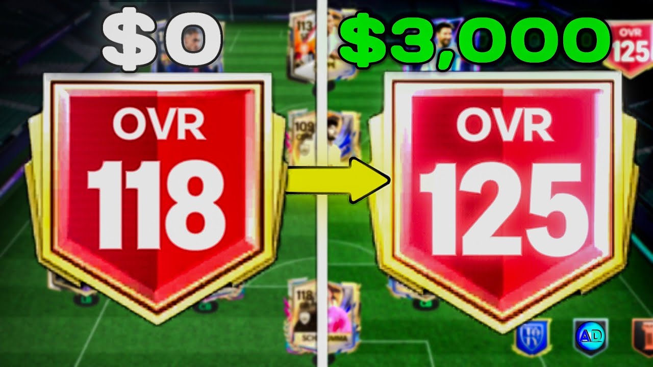 Я потратил 3000 долларов, чтобы изменить свой рейтинг с 118 до 125 OVR!