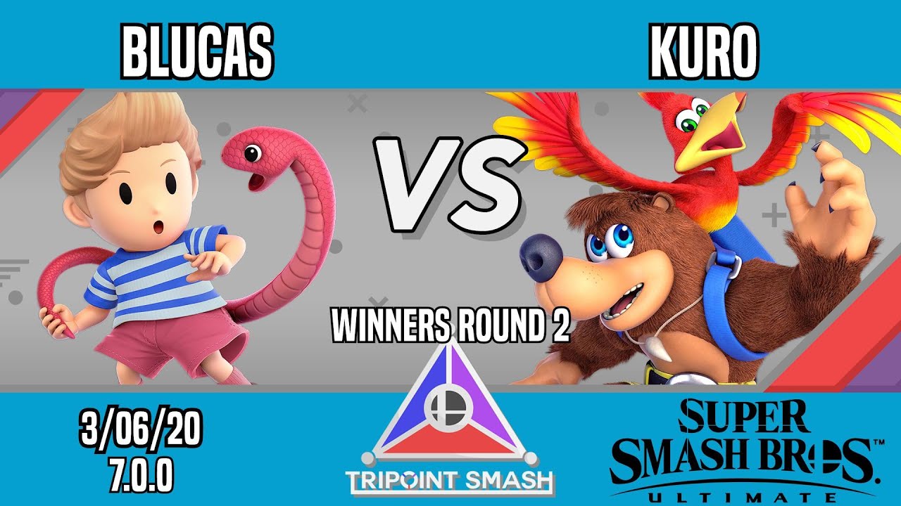 Tripoint 100 - Winners Round 2 - Blucas(Lucas) Vs. Kuro(Banjo and Kazooie)