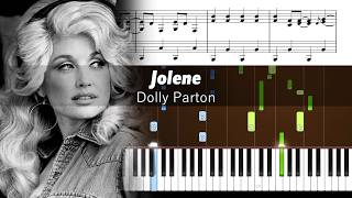 Dolly Parton - Jolene - Piano Tutorial with Sheet Music screenshot 4