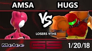 GENESIS 5 SSBM - VGBC | aMSa (Yoshi) VS DIG | HugS (Samus) - Smash Melee L9
