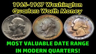 19651967 Washington Quarters Worth HUGE Money!  Strike It Rich With These Coins!