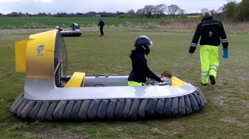 Testing Hovercrafts in a field