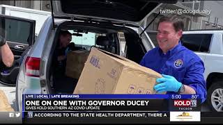 KOLD News 13: Governor Ducey Gives Southern Arizona COVID-19 Update