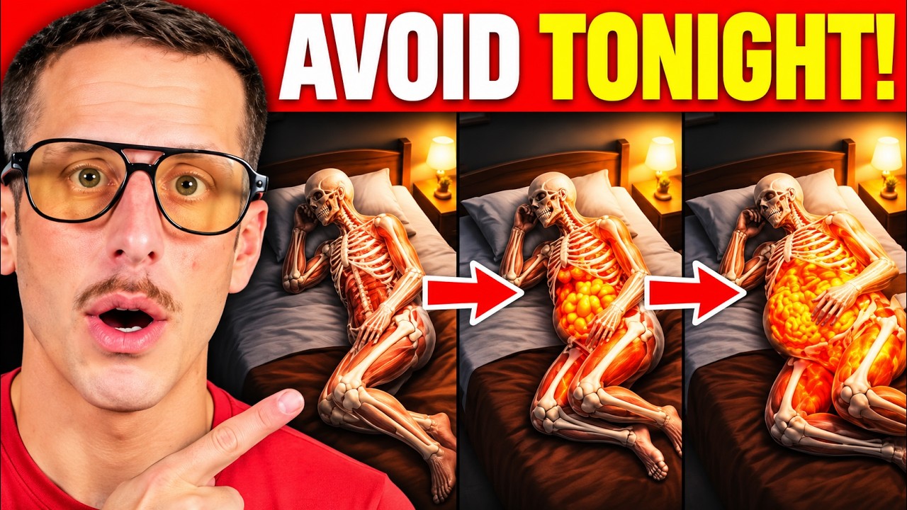 ⁣Every Night You Do This, You DOUBLE Stubborn Visceral Fat