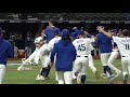 Así celebró el mexicano Julio Urías el último ponche para el campeonato de los Dodgers
