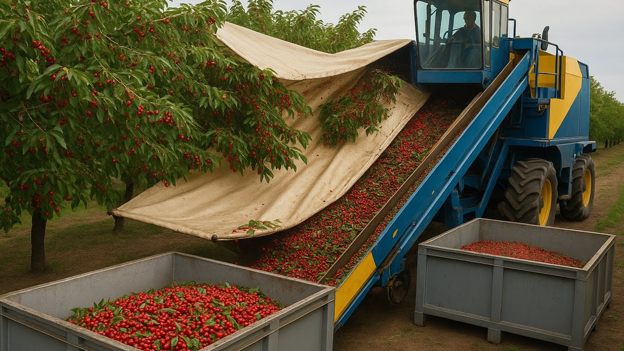 How the U.S  Produces Millions of Tons of Cherries Every Year