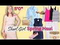 PETITE Spring Fashion Haul 2024 | Dresses, Tops, Shoes #springfashion