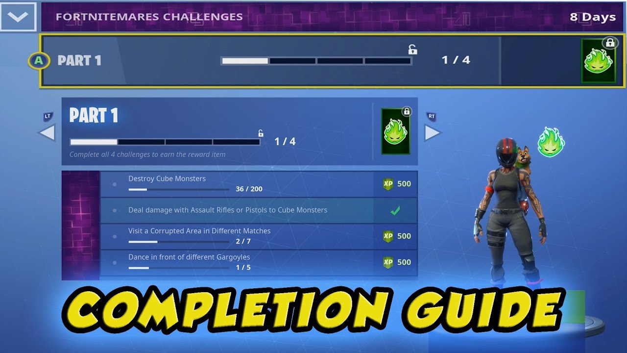 Fortnitemares Challenges Part 1 Completion Guide