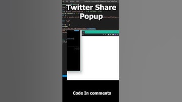 How To Create ReactJS Twitter Share Popup #tutorial #reactjs #twitter
