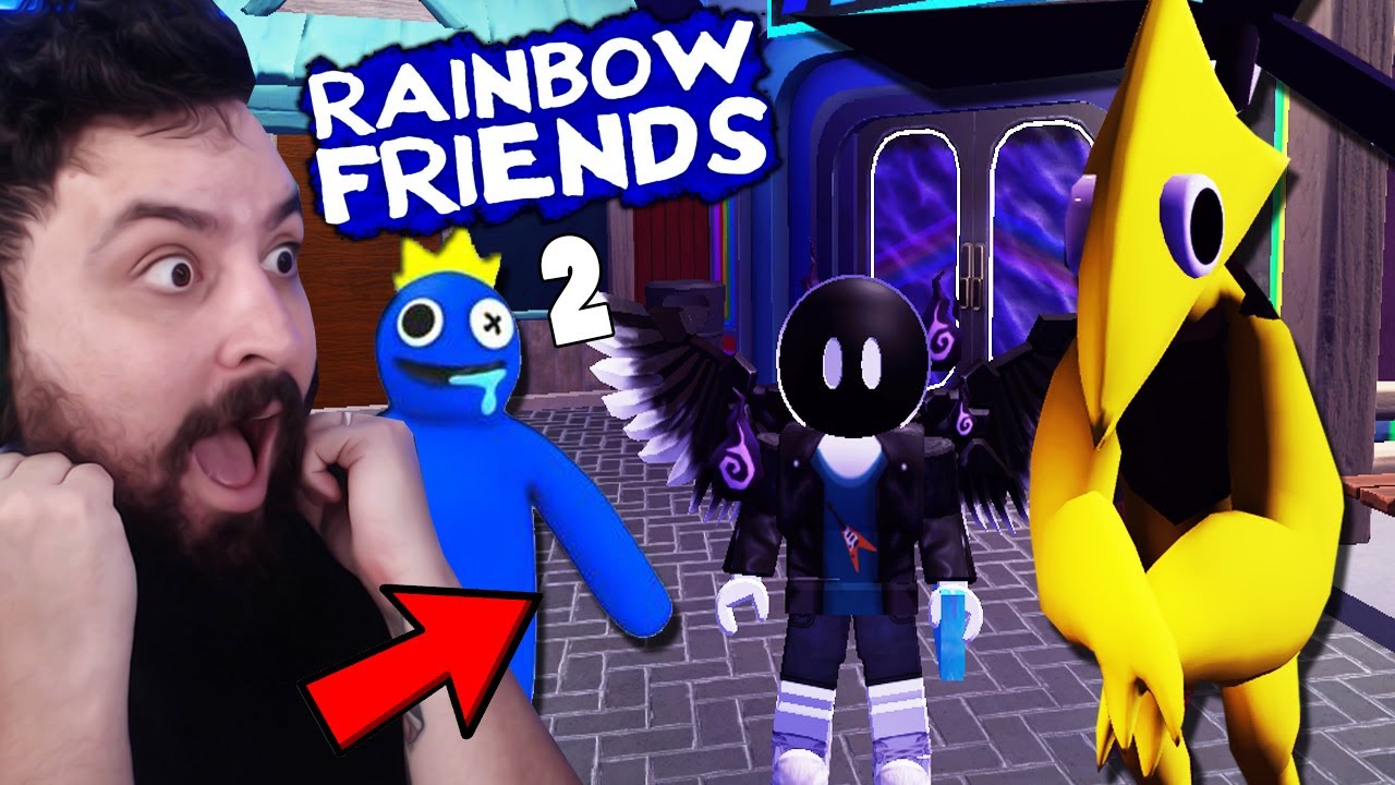 JOGANDO o NOVO RAINBOW FRIENDS 2 FINALMENTE !! (FINAL RUIM