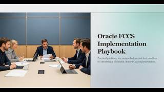 Oracle EPM FCCS Implementation Playbook.