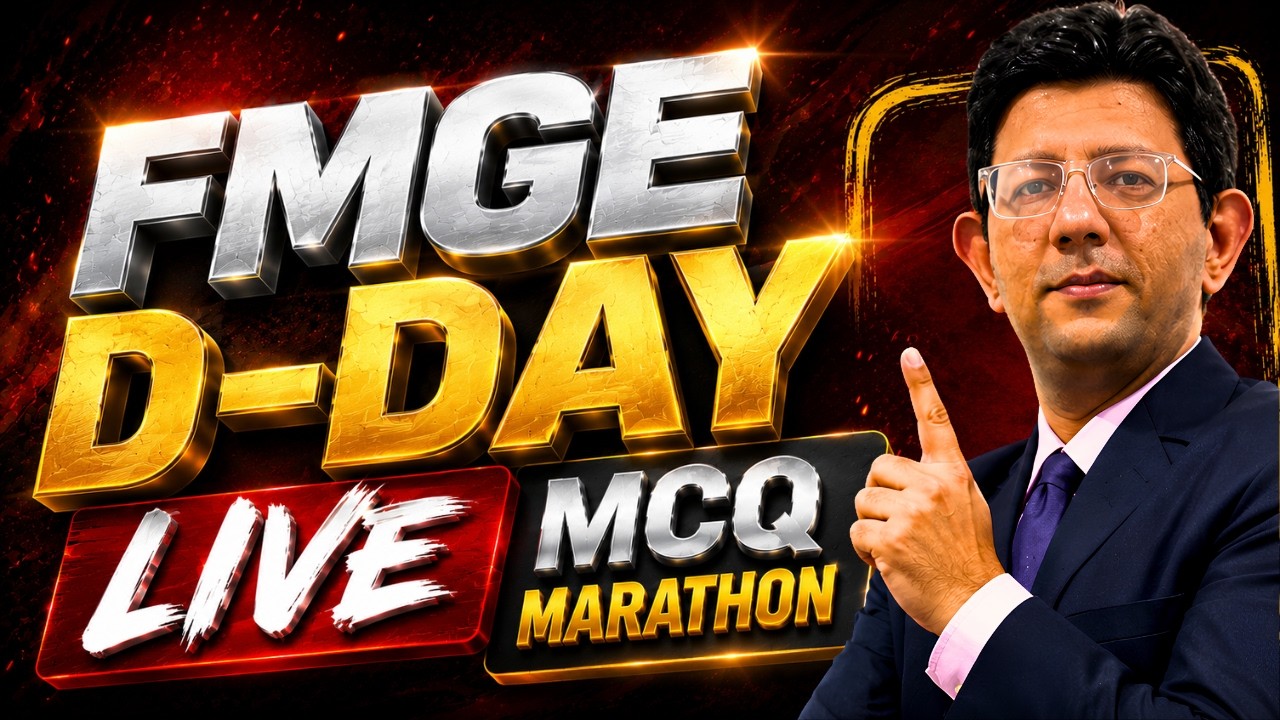 NEETPG D-Day Live MCQ Marathon