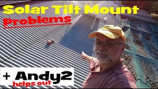 Solar Panel Tilt Mount with unforeseen problems.