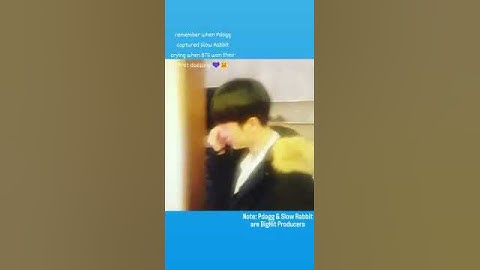remember when Pdogg captured Slow Rabbit crying when BTS won theirirst doesang😭😭😭