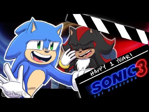 The Sonic and Shadow Interview | SONIC MOVIE 3 1ST ANNIVERSARY ANIMATIC