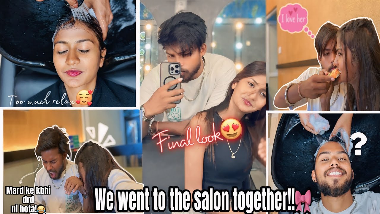 *We both got our hair cut together!!*✨🤓 some tym spent with him♥️🥰 || Nehu Vlogs || #vlog #minivlog