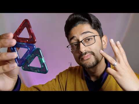 ASMR Hindi - Triggers using Magnet Toys - Mental Peace Video 💆‍♂️