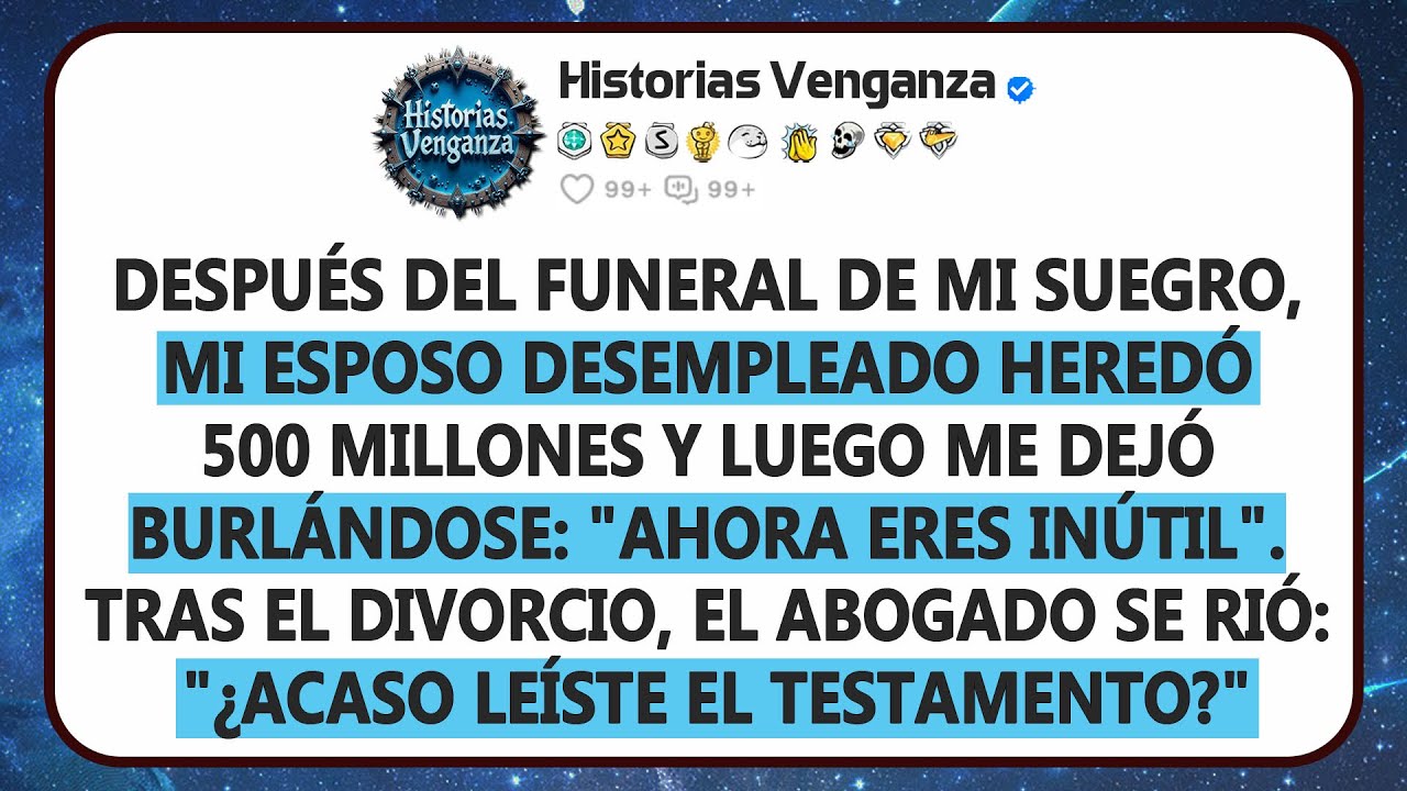Después del funeral de mi suegro, mi esposo desempleado heredó $500M y luego me dejó burlándose...