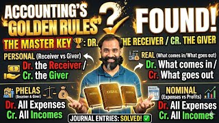 The 3 Golden Rules of Accounting | Master Dr. & Cr. in 5 Minutes! 🏆
